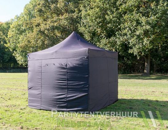 Easy up tent 3x3 meter voorkant huren - Partytentverhuur Leeuwarden
